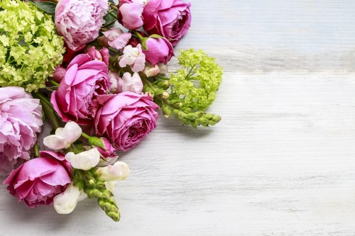 A vibrant bouquet of assorted flowers ready for delivery