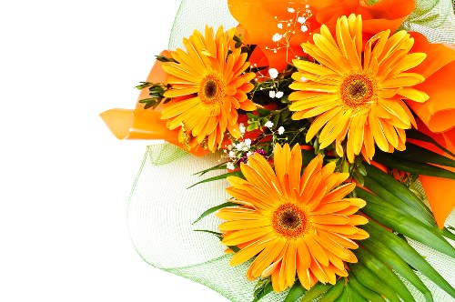 Beautiful bouquet of assorted flowers ready for delivery in Heston