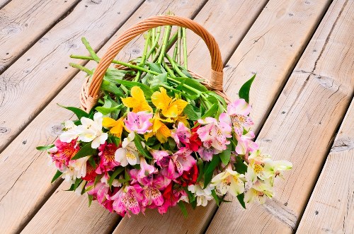 Customized flower delivery setup with personal touches