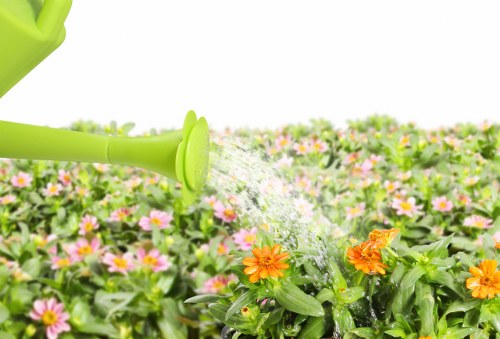 Fresh flowers being prepared for delivery in Hounslow