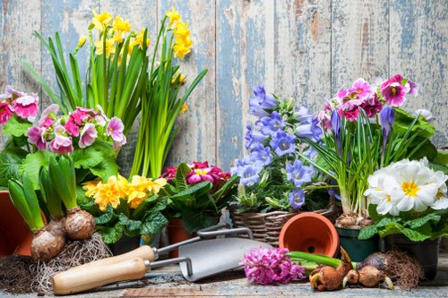 Local florist arranging flowers for delivery in Ixworth